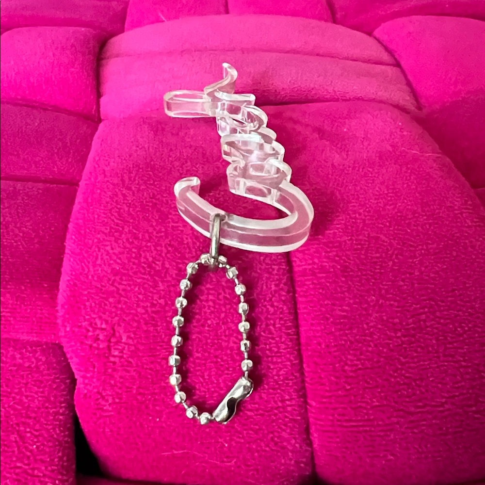 Coach Acrylic Script Hang Tag-EUC - image 3